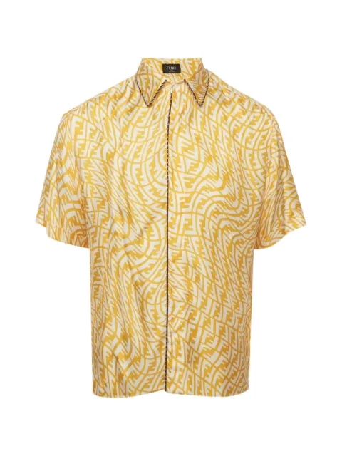 Fendi Pre-Owned FF-logo short-sleeve shirt