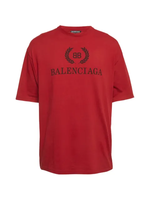 Balenciaga Pre-Owned camiseta con logo estampado