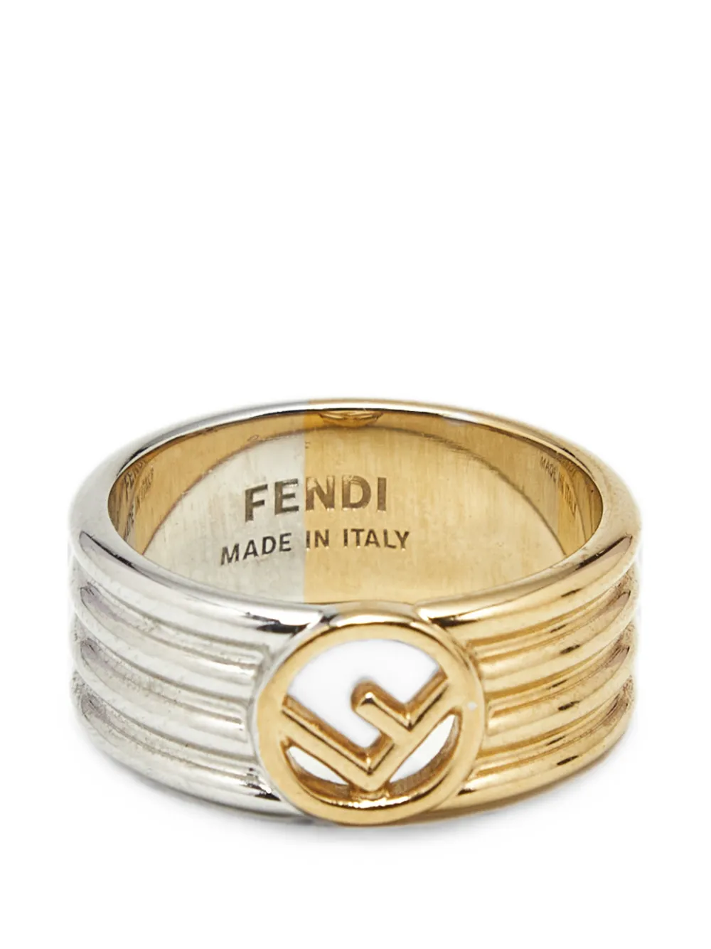 Fendi Pre-Owned F Is Fendi band ring - Oro