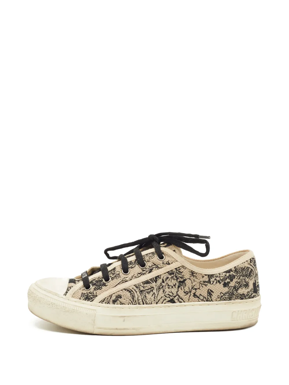 Christian Dior Pre-Owned Walk'n'Dior jacquard sneakers - Nude