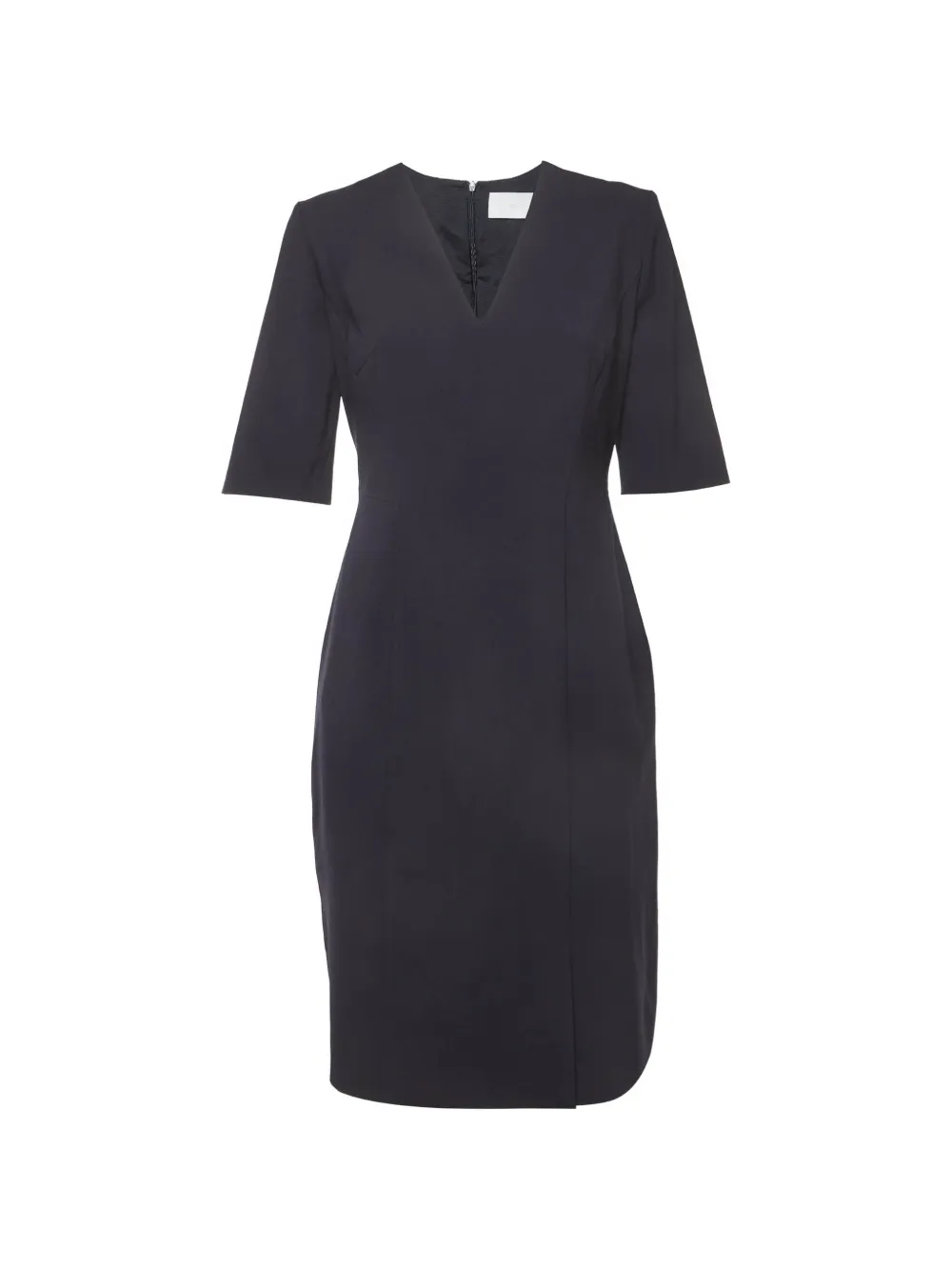 BOSS V-neck short-sleeve mini dress - Blu