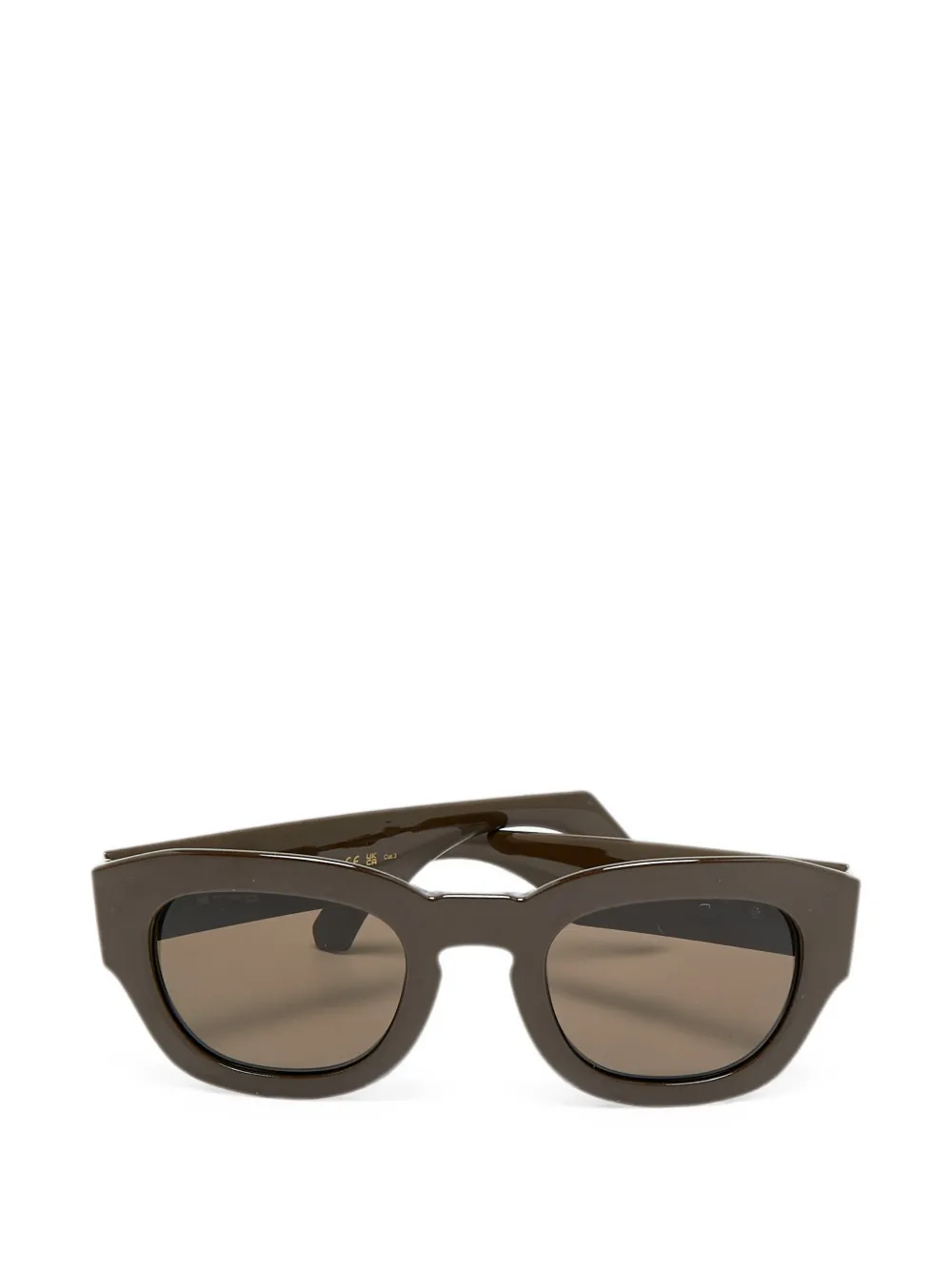 Etro Pre-Owned Pegaso plaque sunglasses - Marrone