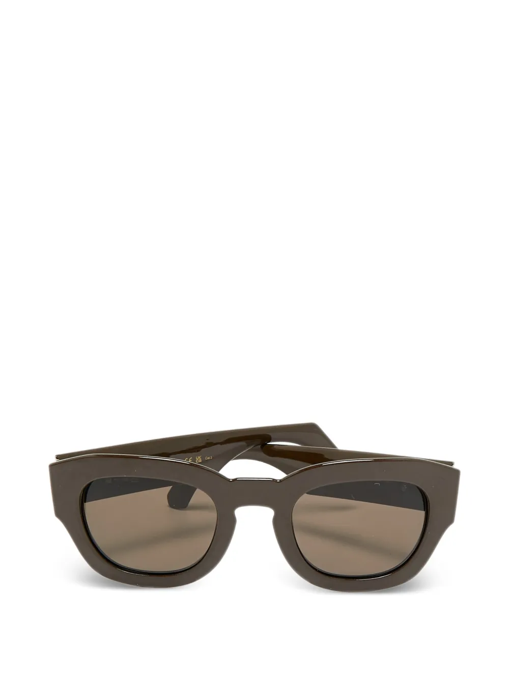 Etro Pre-Owned Pegaso plaque sunglasses - Marrone