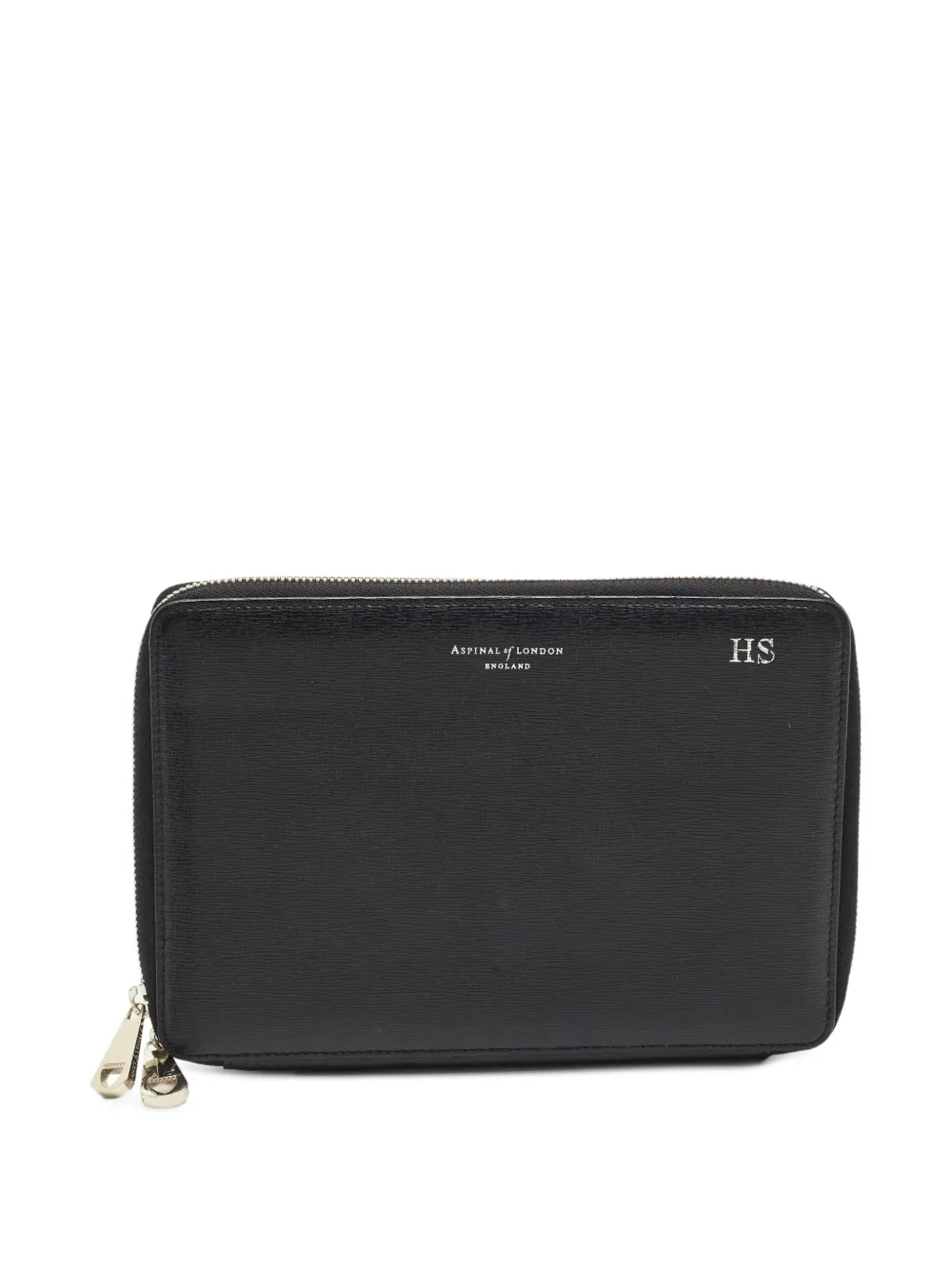 Aspinal Of London leather continental wallet - Nero
