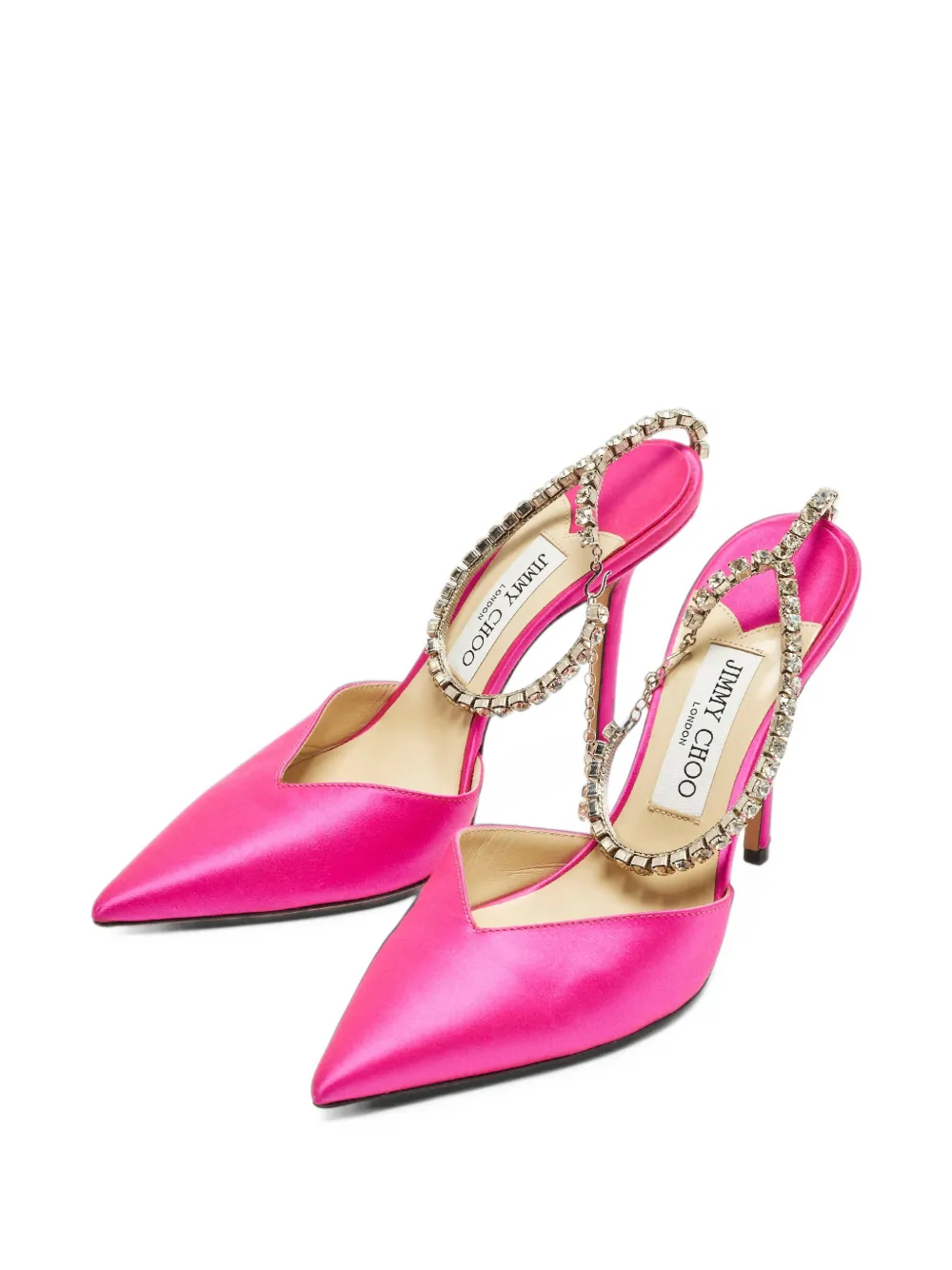 Jimmy Choo Pre-Owned Saeda Pumps mit Kristallen - Rosa