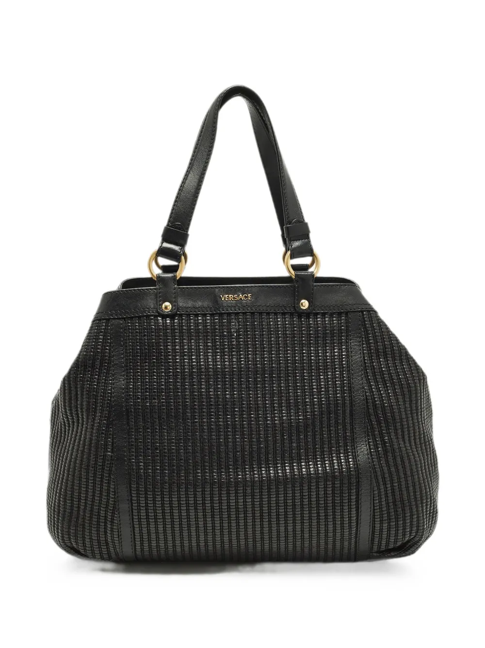 Versace Pre-Owned double-handle tote bag - Nero