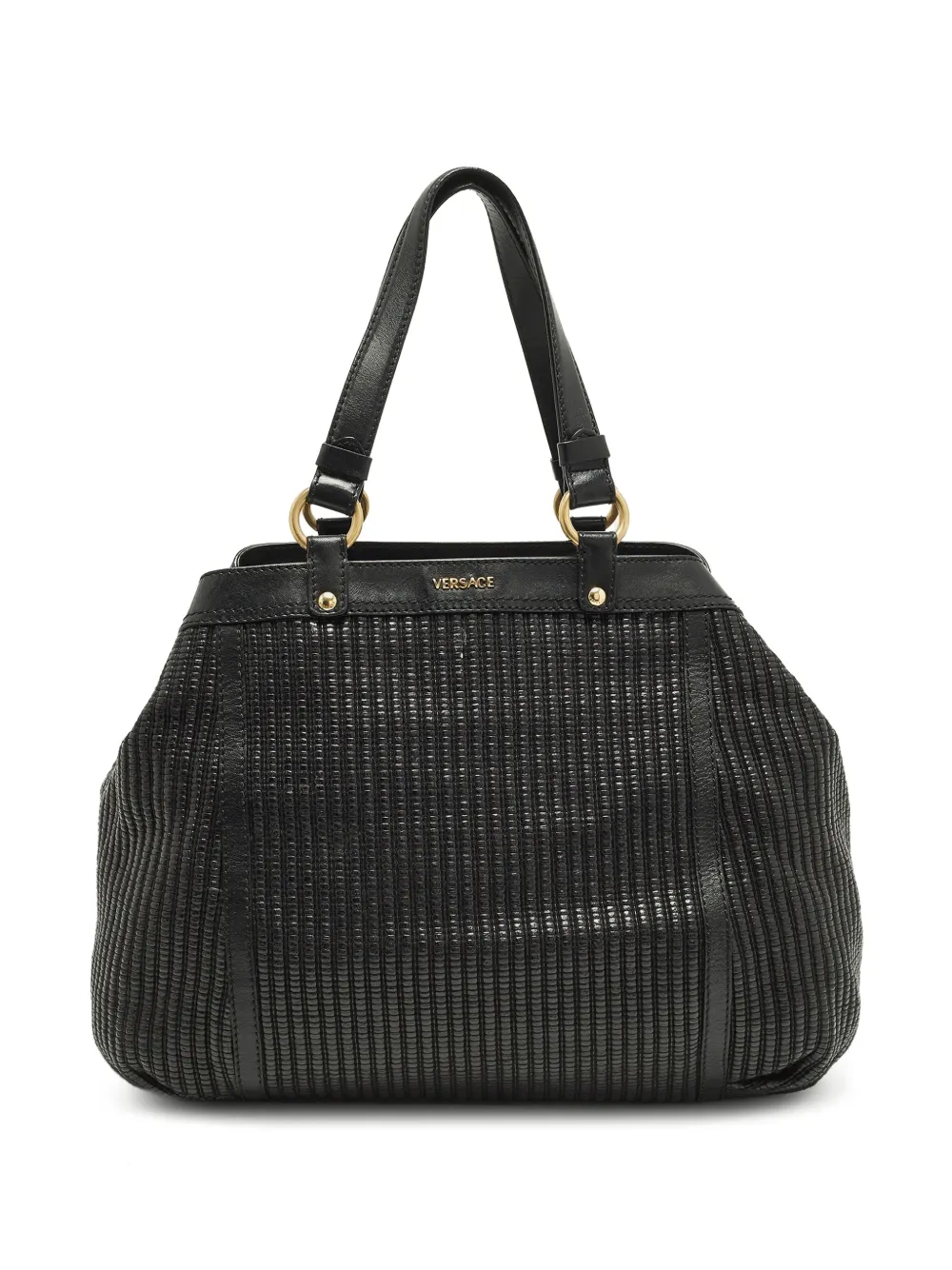 Versace Pre-Owned double-handle tote bag - Nero