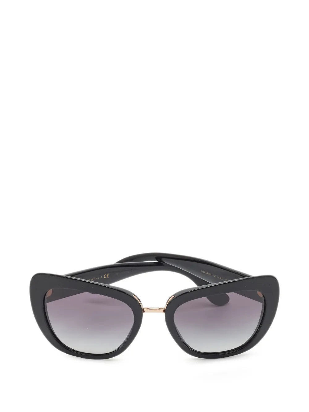 Dolce & Gabbana Pre-Owned Occhiali da sole oversize - Nero