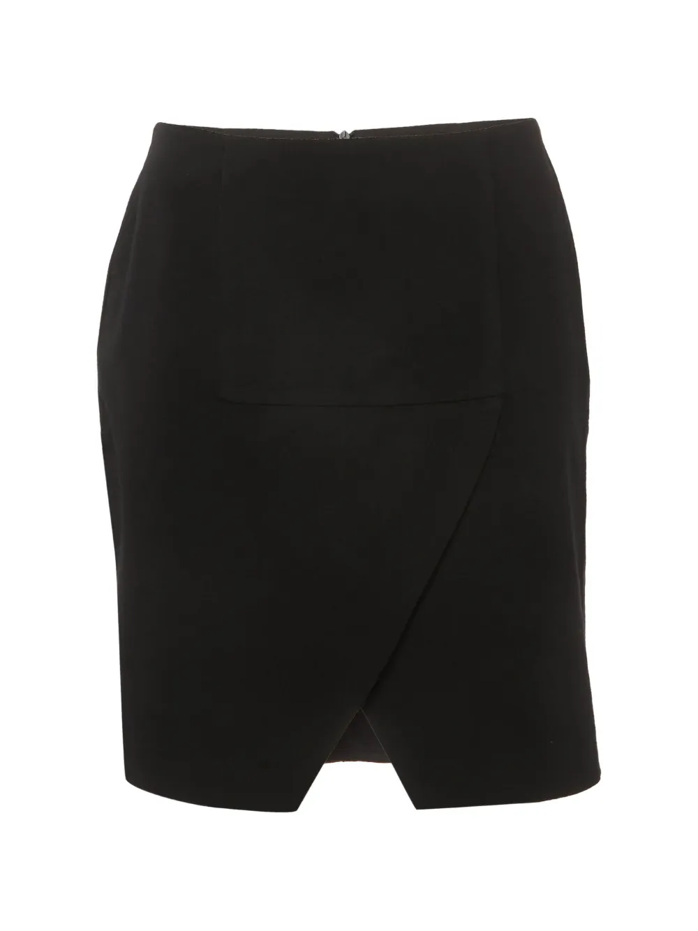 Emporio Armani Pre-Owned gabardine pencil skirt - Nero