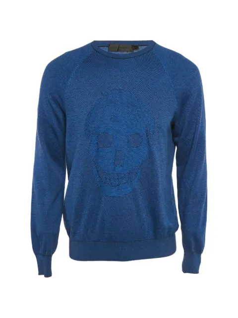 Alexander McQueen Pre-Owned skull-embossed sweater