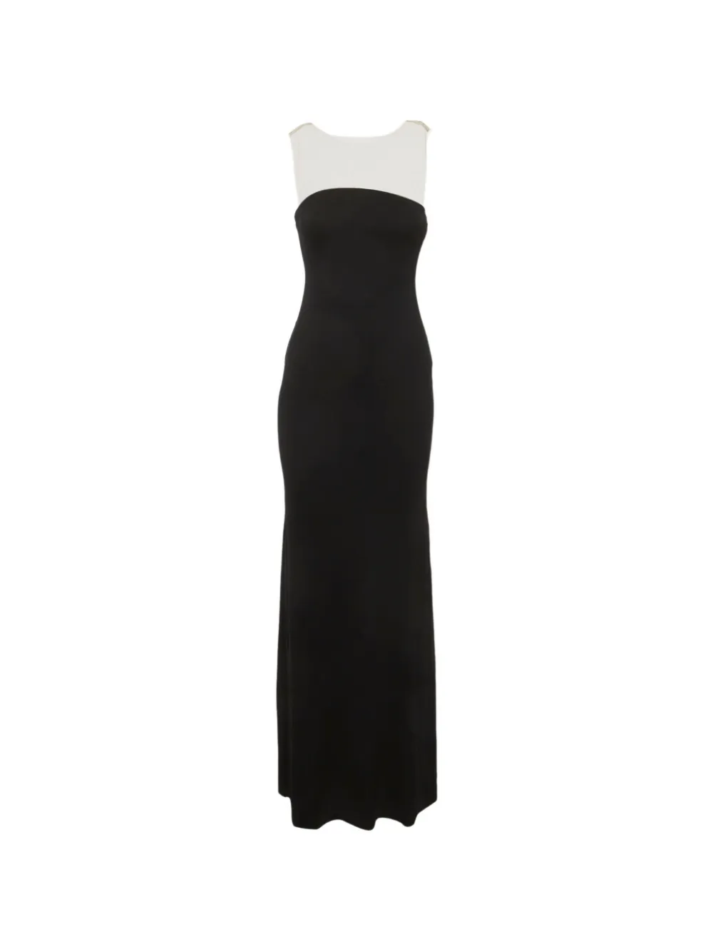 CHATS BY C.DAM crepe maxi dress - Nero