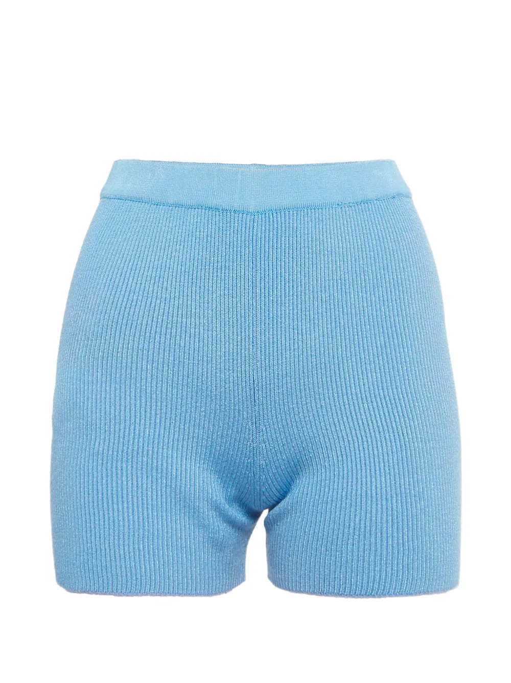 Jacquemus Pre-Owned short en maille à design côtelé - Bleu Jacquemus Pre-Owned short en maille à design côtelé - Bleu