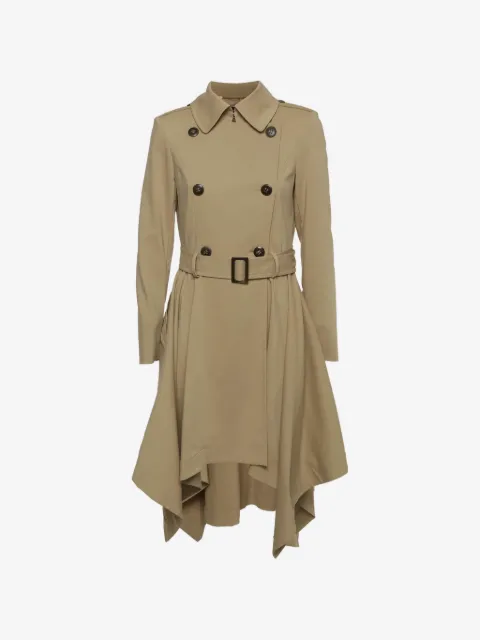 Escada Pre-Owned gabardina con doble botonadura