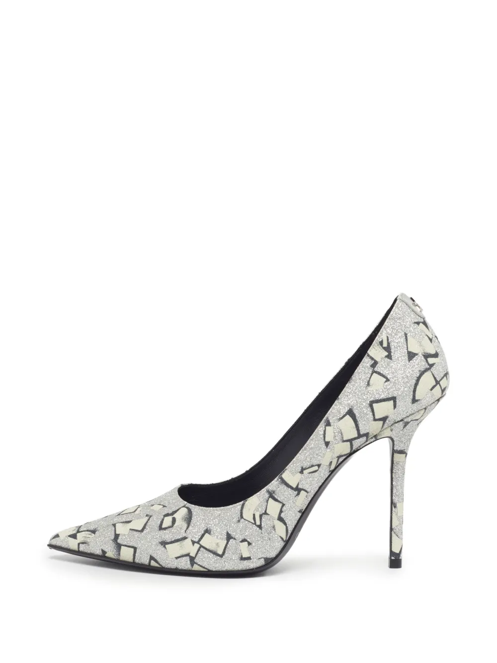 Jimmy Choo Pre-Owned Love heeled pumps - Silber