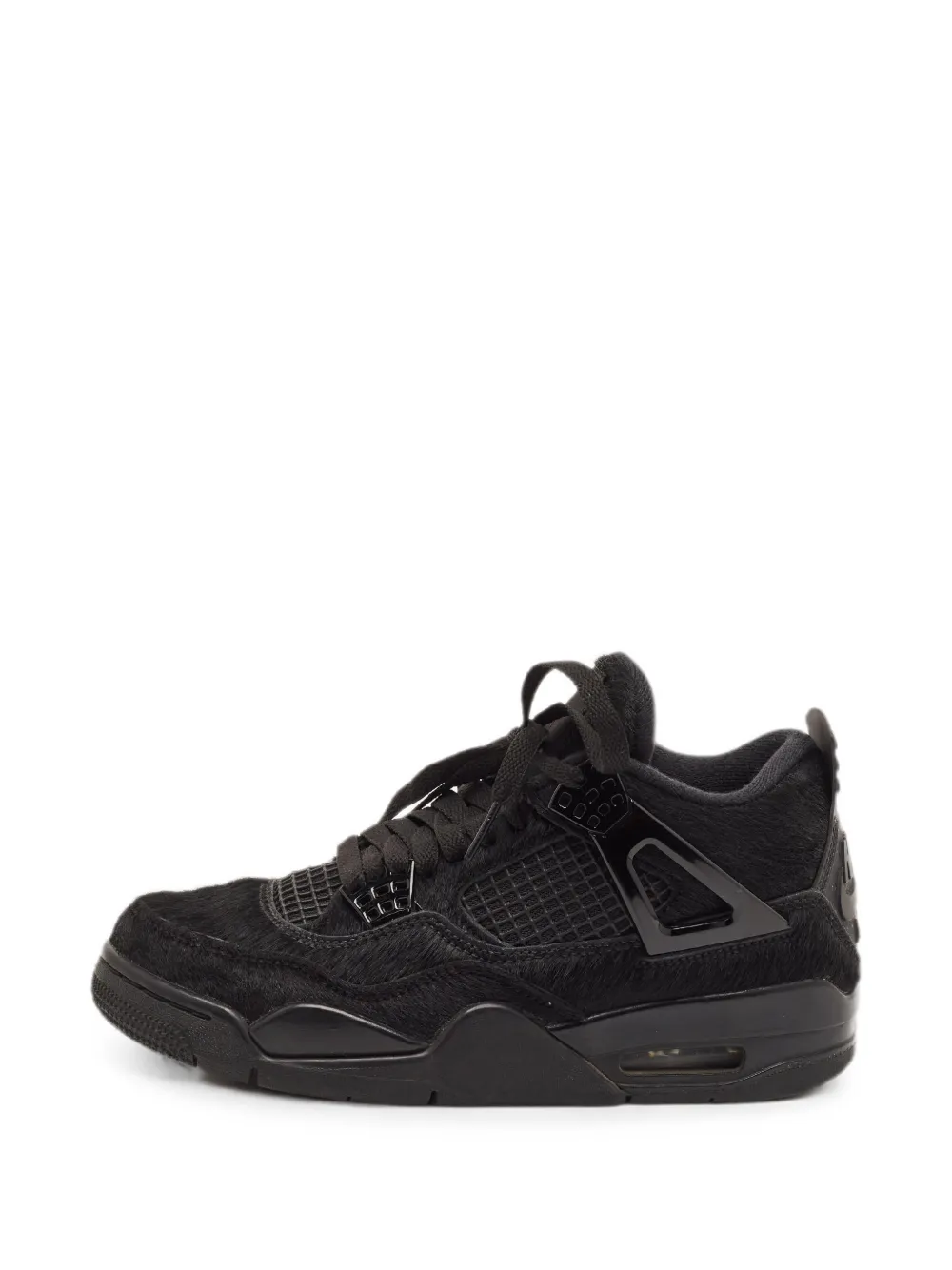 Jordan Air Jordan 4 Retro calf hair sneakers - Nero