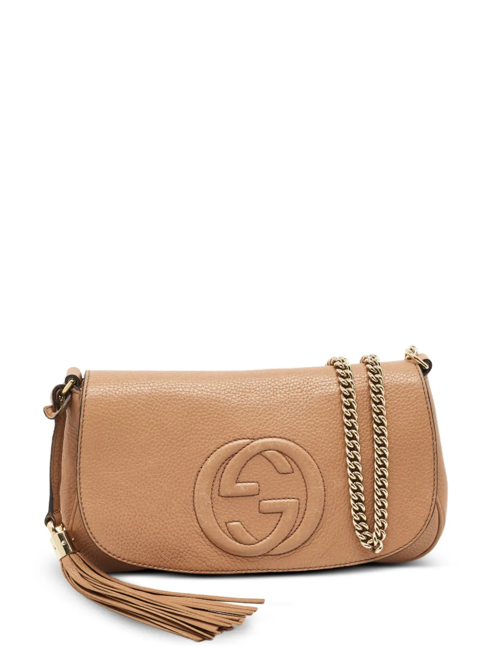 Gucci Pre-Owned Soho Disco tassel-detail crossbody bag - Toni neutri
