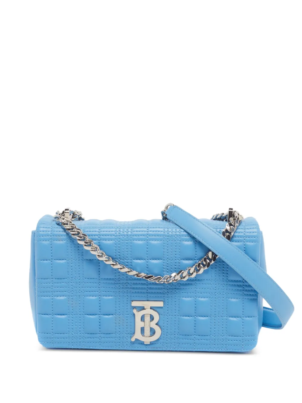 Burberry Pre-Owned small Lola quilted shoulder bag - Blu