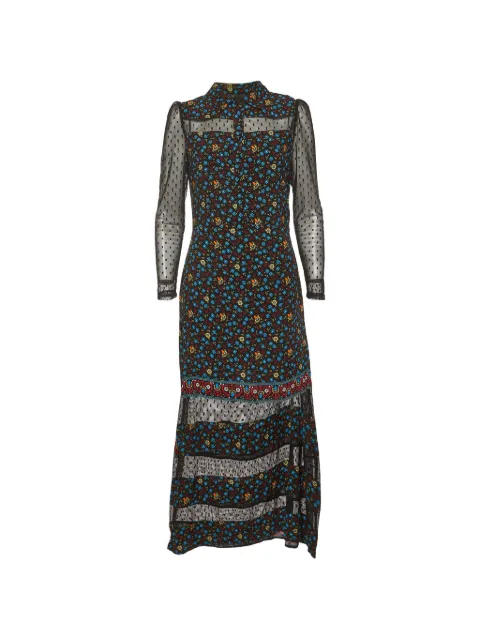 Maje Rezia floral-print maxi dress
