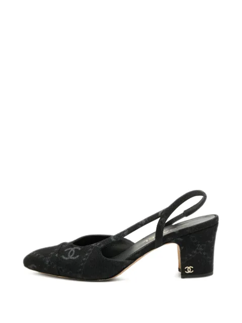 CHANEL Pre-Owned CC cap-toe pumps