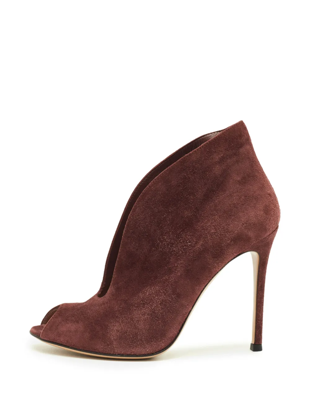 Gianvito Rossi Vamp peep-toe ankle boots - Marrone