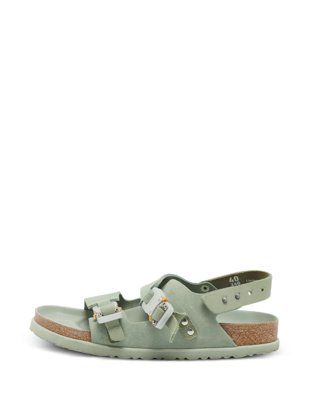 Christian Dior Pre-Owned x Birkenstock Milano slingback sandals - Verde