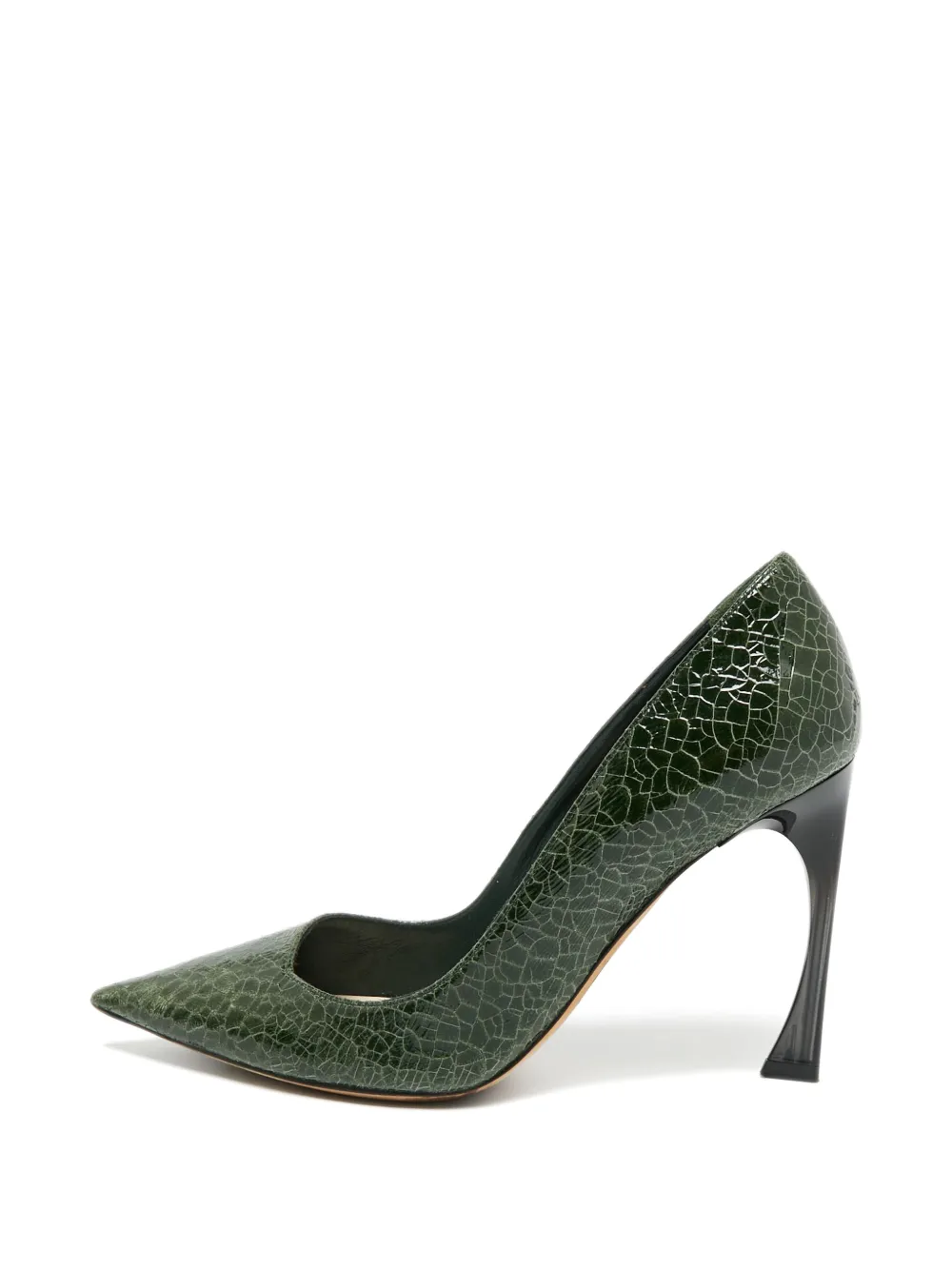 Christian Dior Pre-Owned Cherie pointed-toe heeled pumps - Green