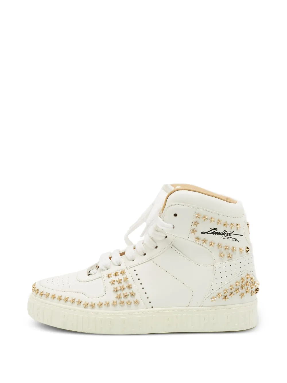 Philipp Plein Notorious studded sneakers - Bianco