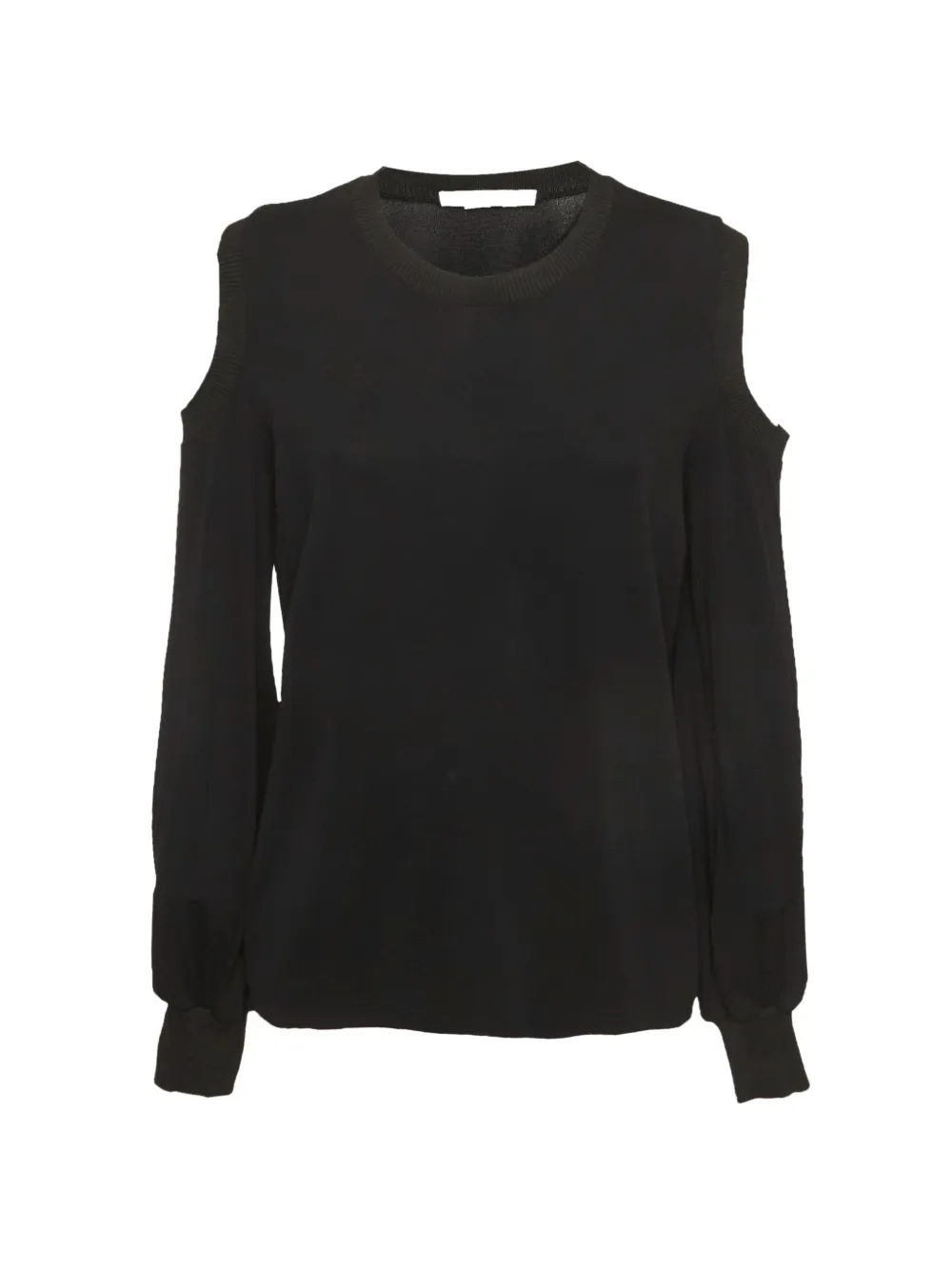 Givenchy Pre-Owned Givenchy Black Jersey Cold Shoulder Top L - Nero