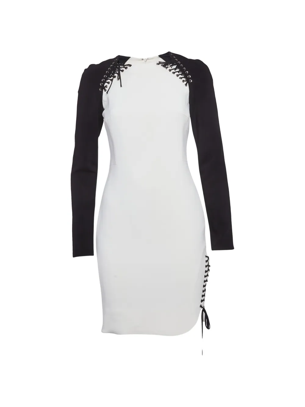 PUCCI Pre-Owned lace-up mini dress - Bianco