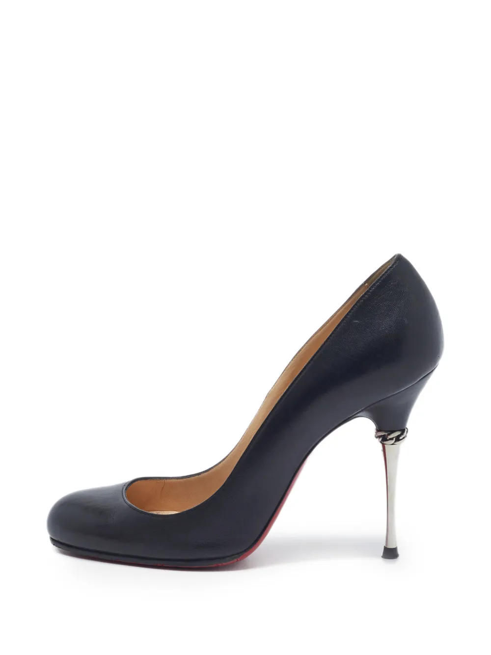 Christian Louboutin Pre-Owned chain-link heel pumps - Nero