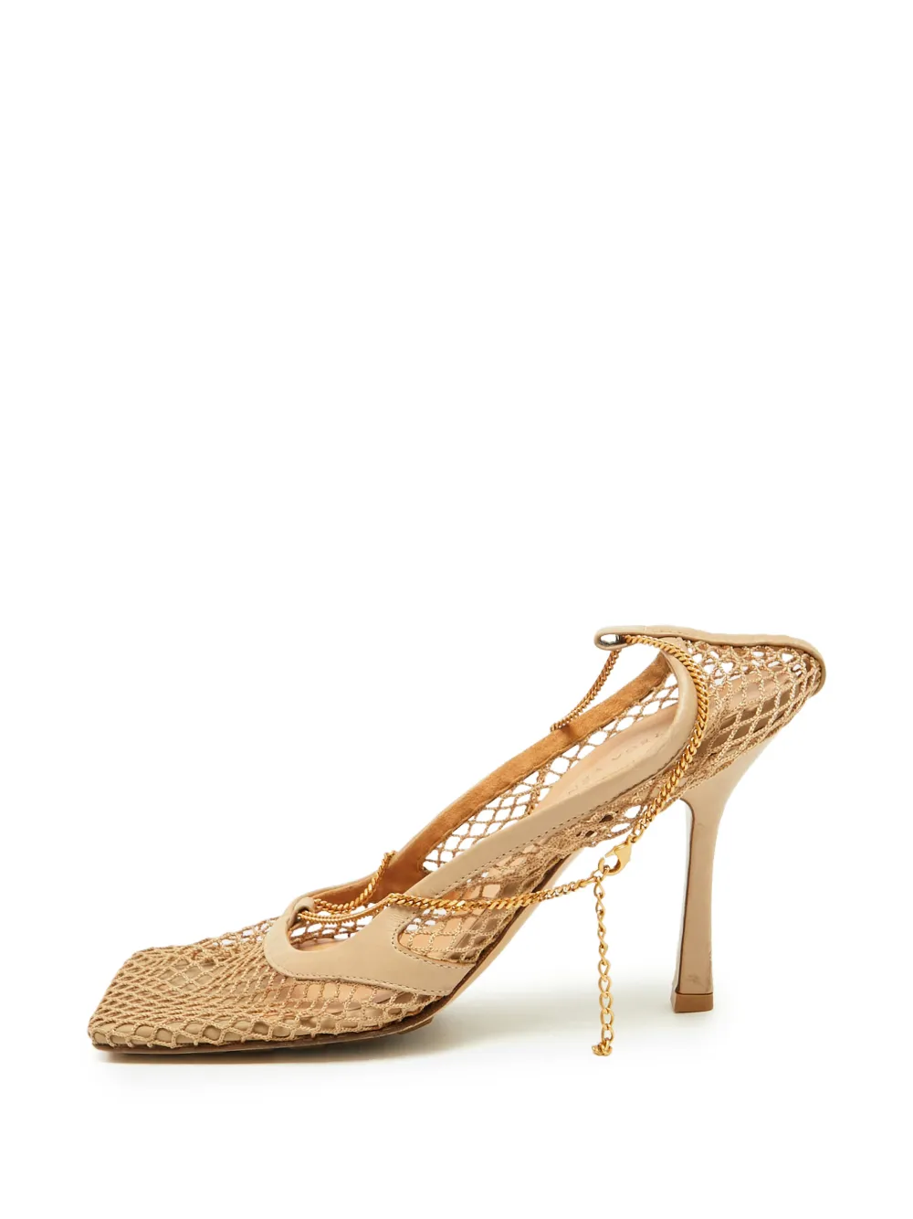 Bottega Veneta Pre-Owned Pumps Stretch in rete - Toni neutri