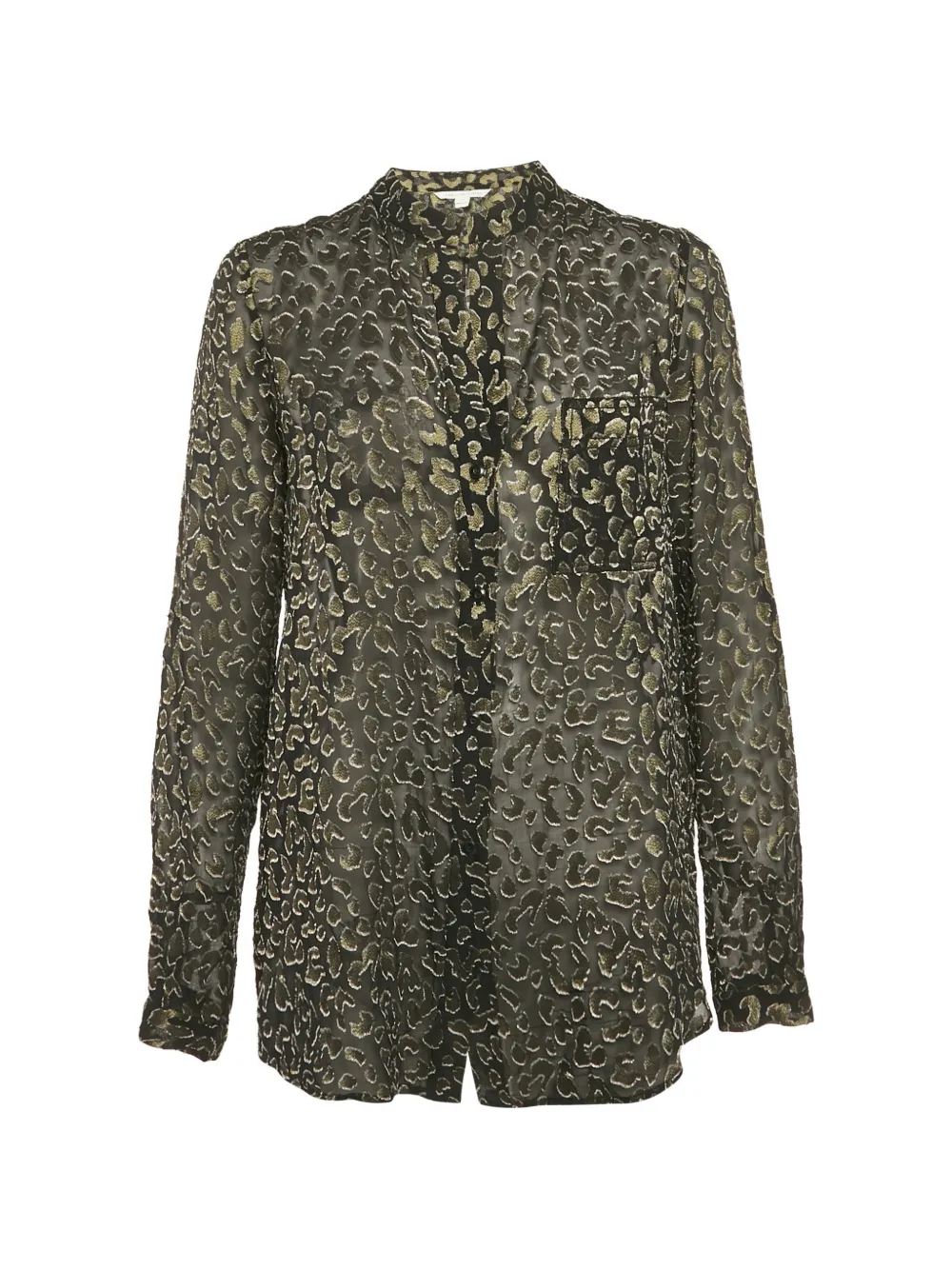 DVF Diane von Furstenberg Gilmore jacquard shirt - Gold