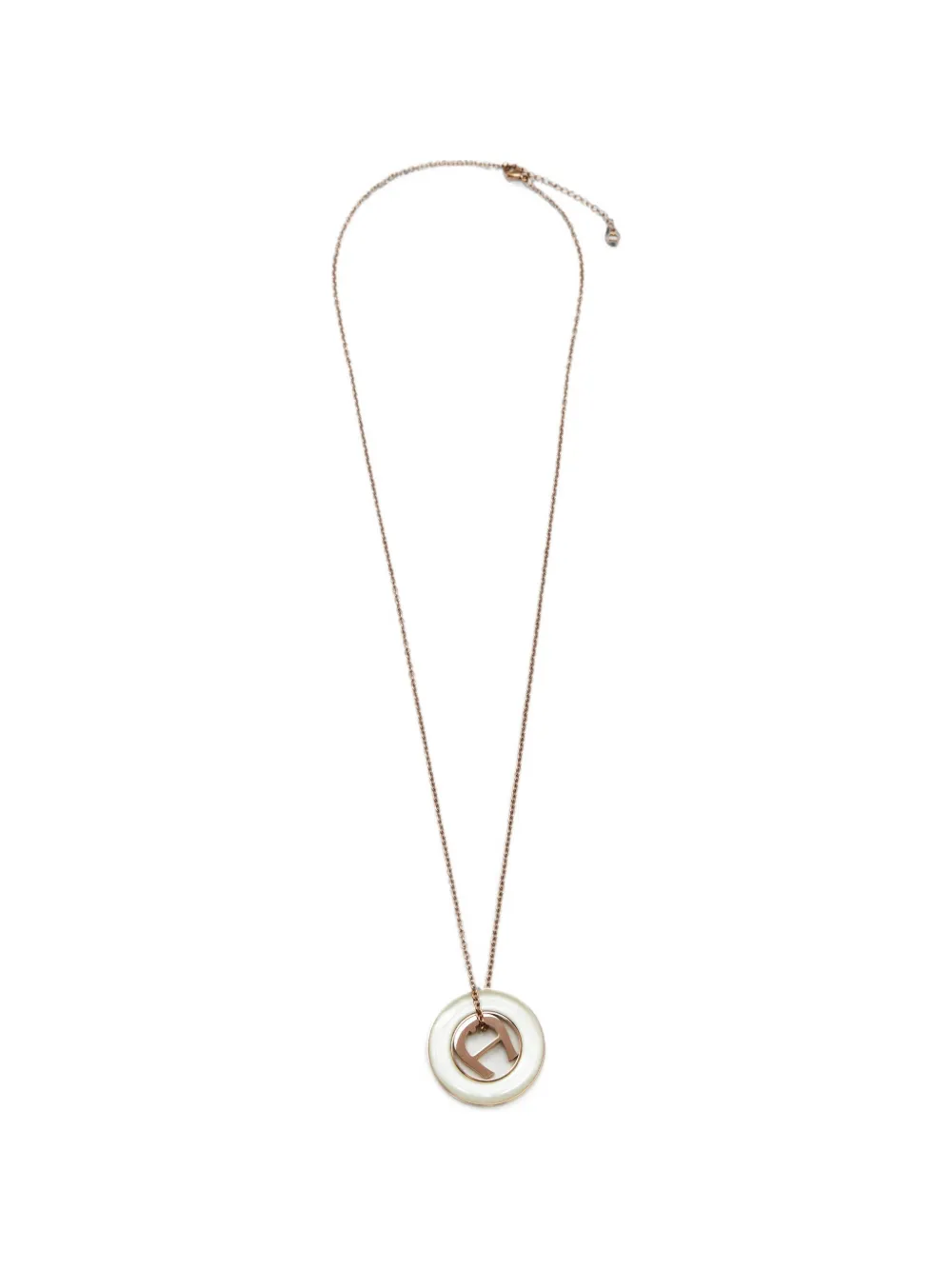 Aigner Vintage logo-motif necklace - Rosa