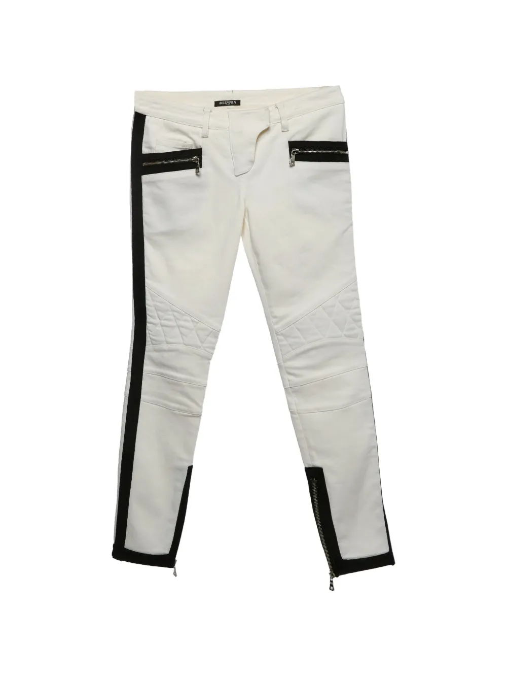 Balmain Pre-Owned slim-fit jeans - Weiß