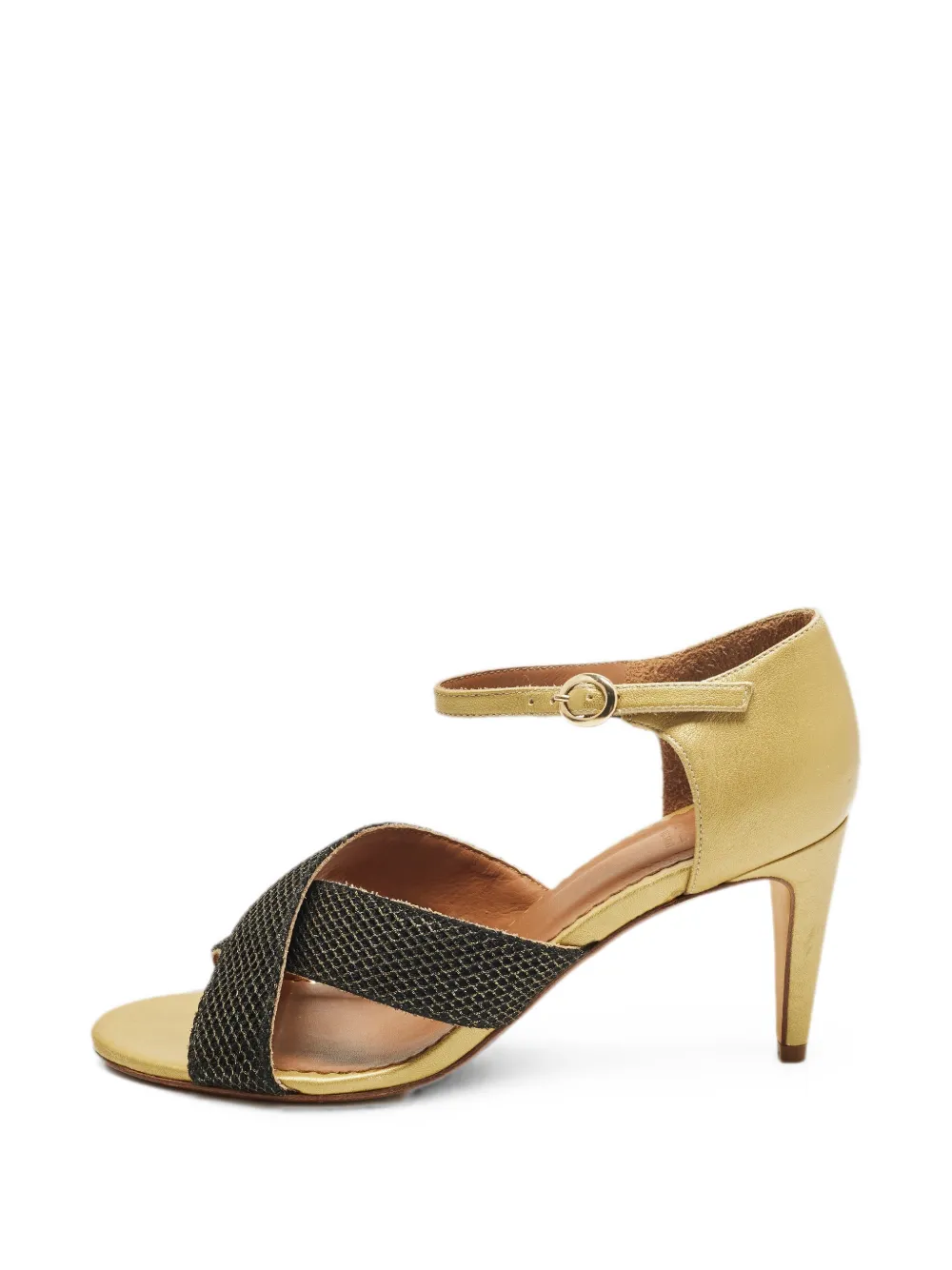 Missoni Pre-Owned cross-over ankle-strap sandals - Gold