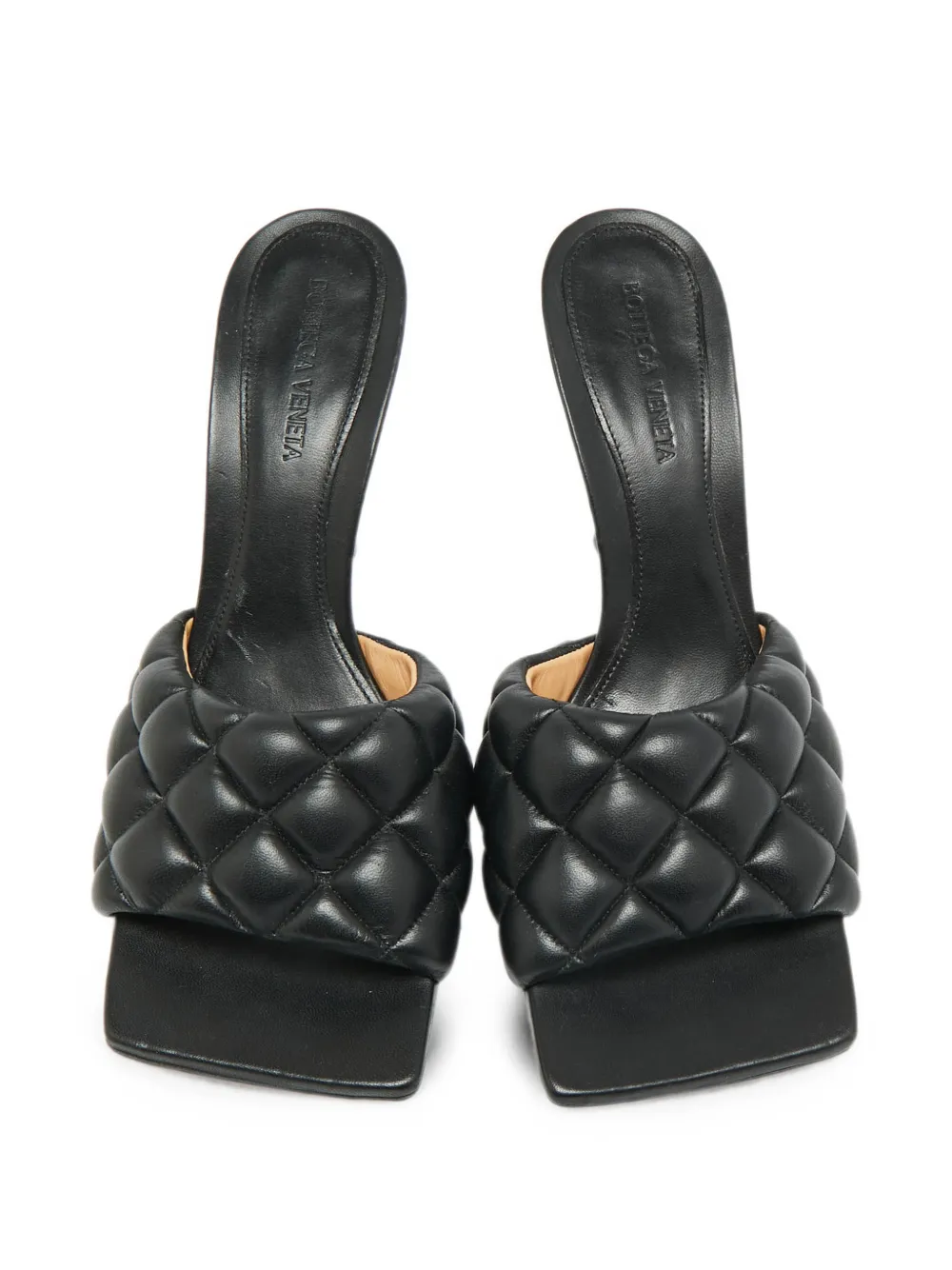 Bottega Veneta Pre-Owned Lido キルティング サンダル | ブラック