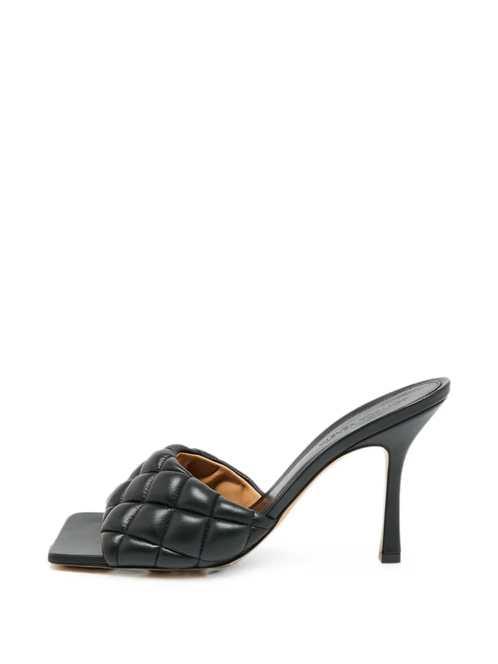 Bottega Veneta Pre-Owned Lido quilted sandals - Nero
