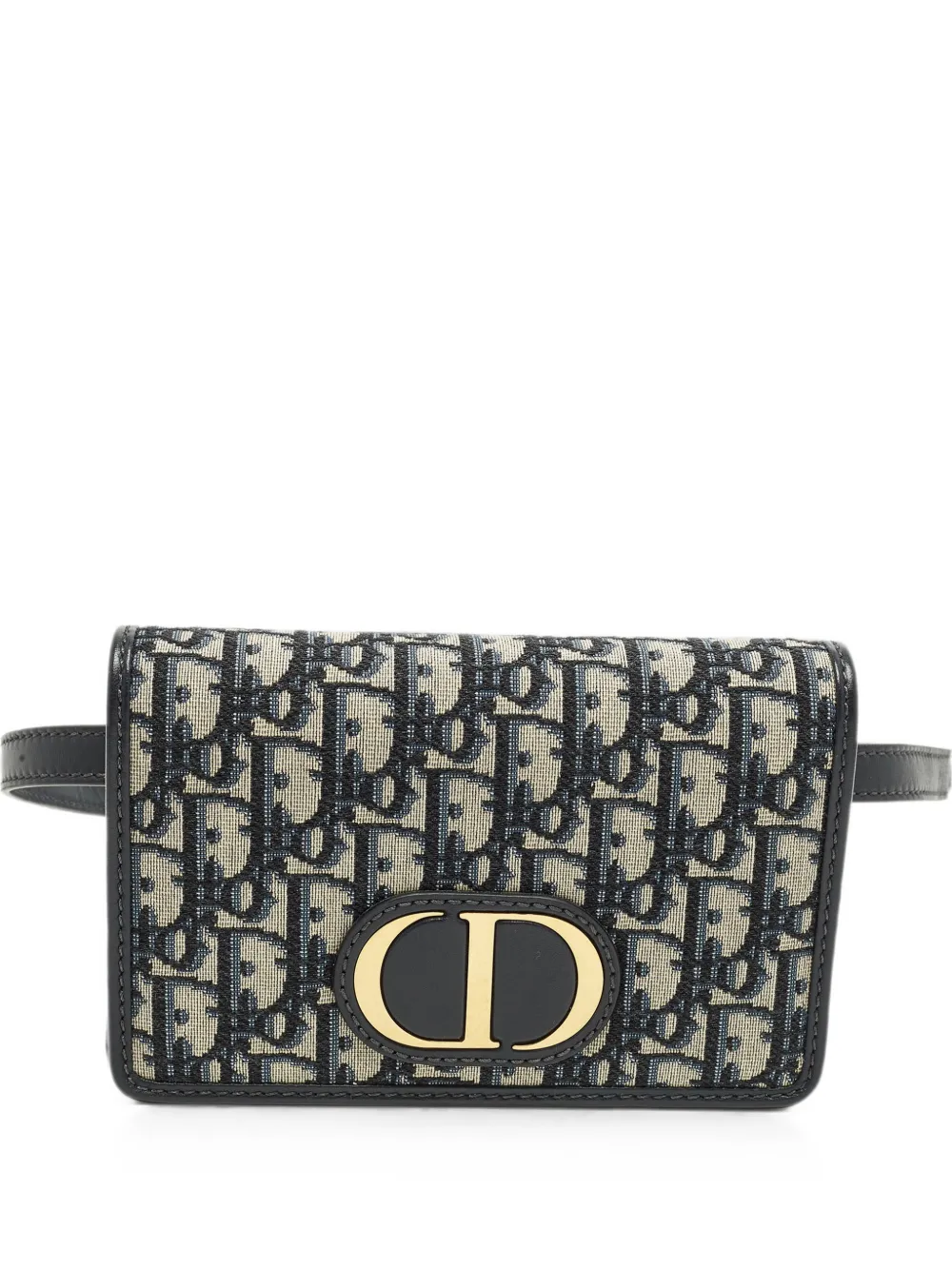 Christian Dior Pre-Owned Marsupio 30 Montaigne con motivo Oblique - Blu