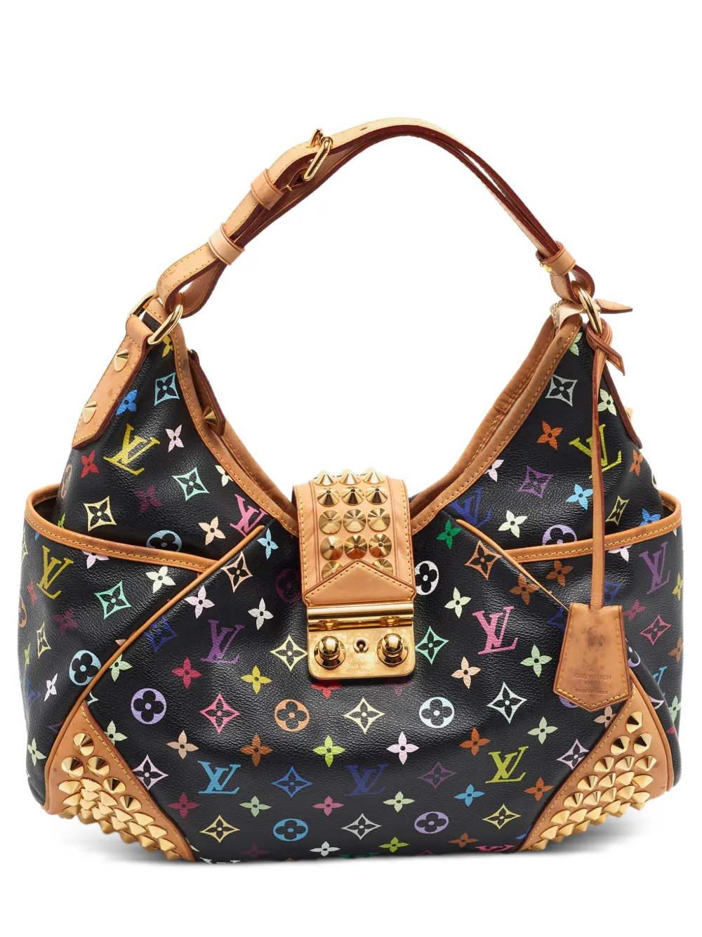 Louis Vuitton Pre-Owned x Takashi Murakami's 2010 MM Chrissie Monogram shoulder bag - Black