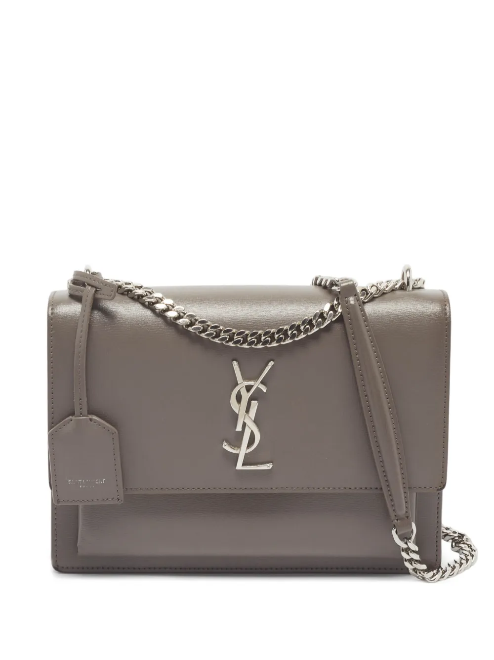 Saint Laurent Pre-Owned medium Sunset leather crossbody bag - Grau