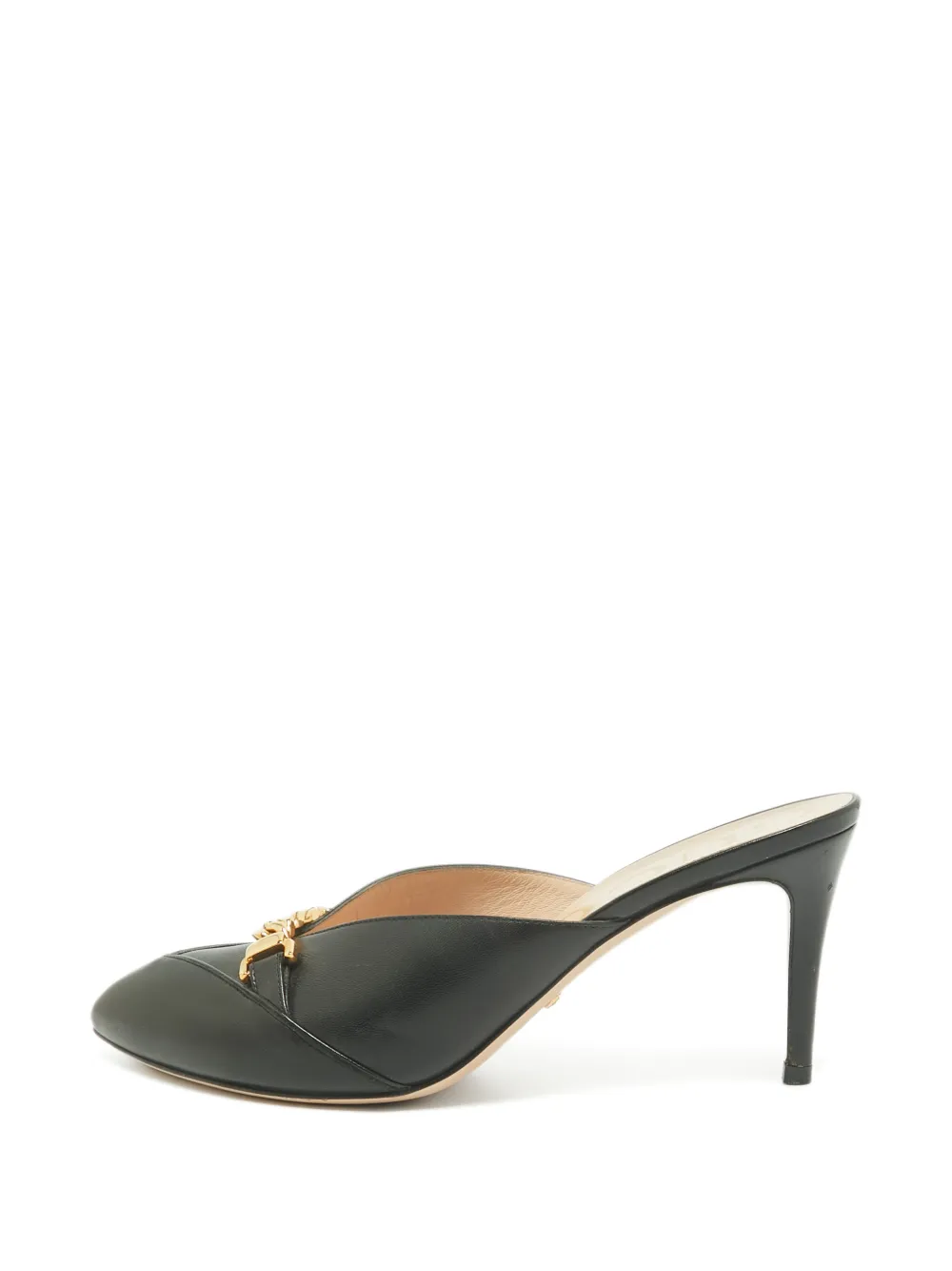 Gucci Pre-Owned Sylvie Mules mit Kettendetail - Schwarz