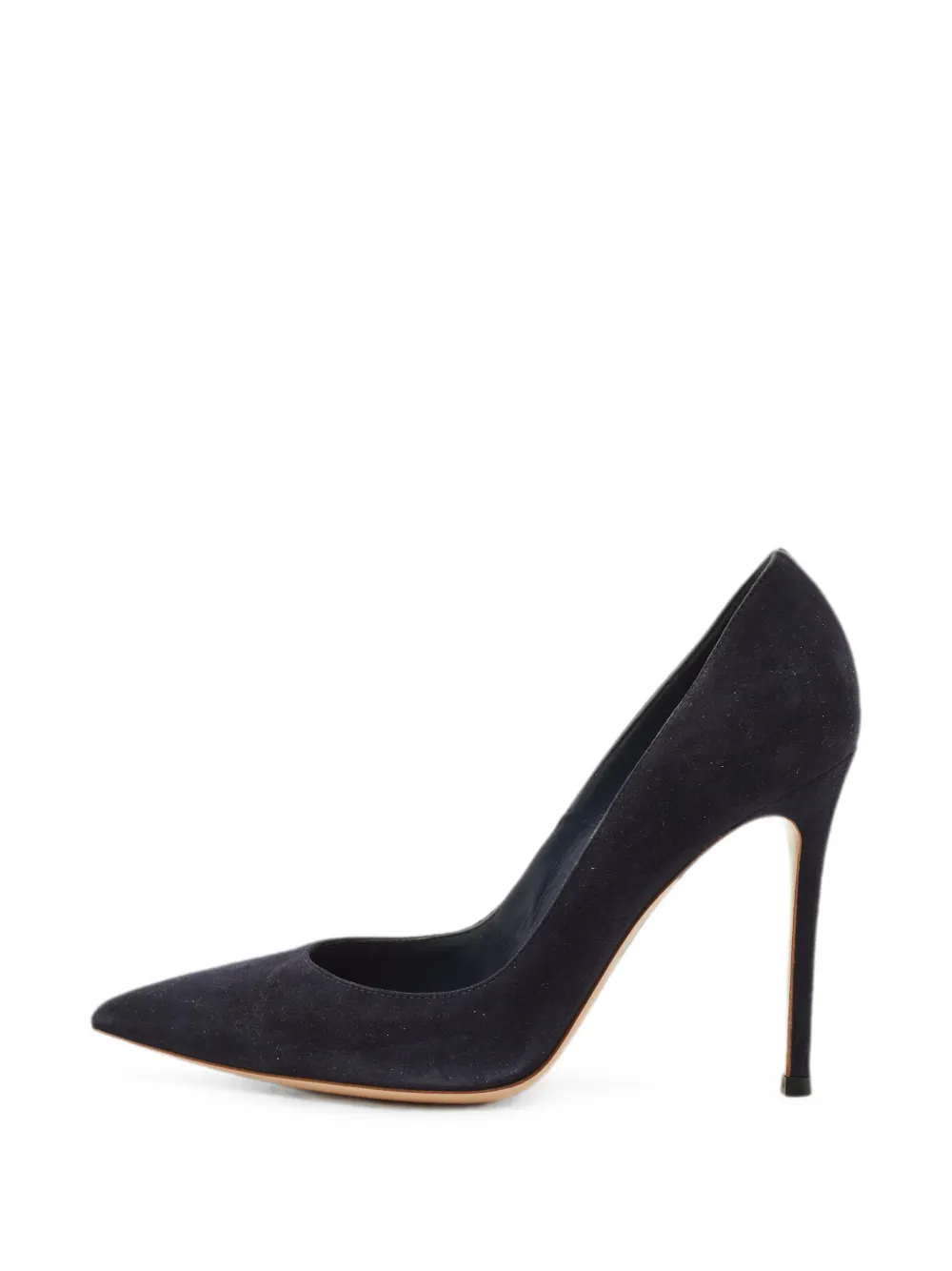 Gianvito Rossi Portofino suede heeled pumps - Blau