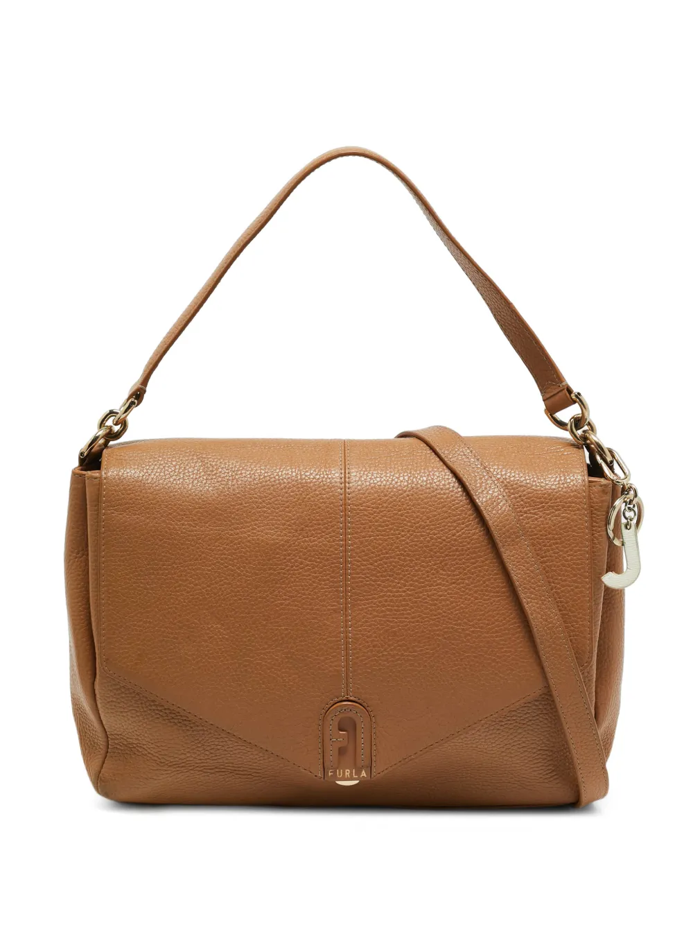 Furla flap shoulder bag - Neutrals