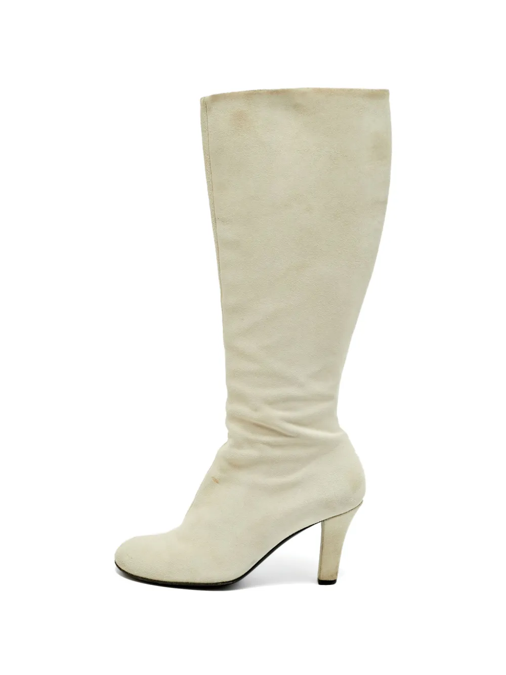 Gucci Pre-Owned suede knee-length boots - Nude