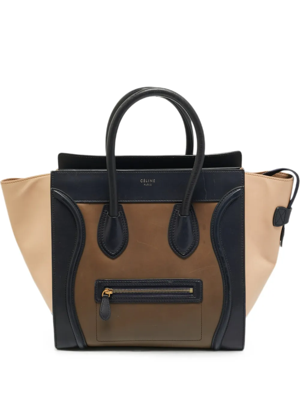 Celine Pre-Owned 2013 mini Luggage tote bag - Toni neutri