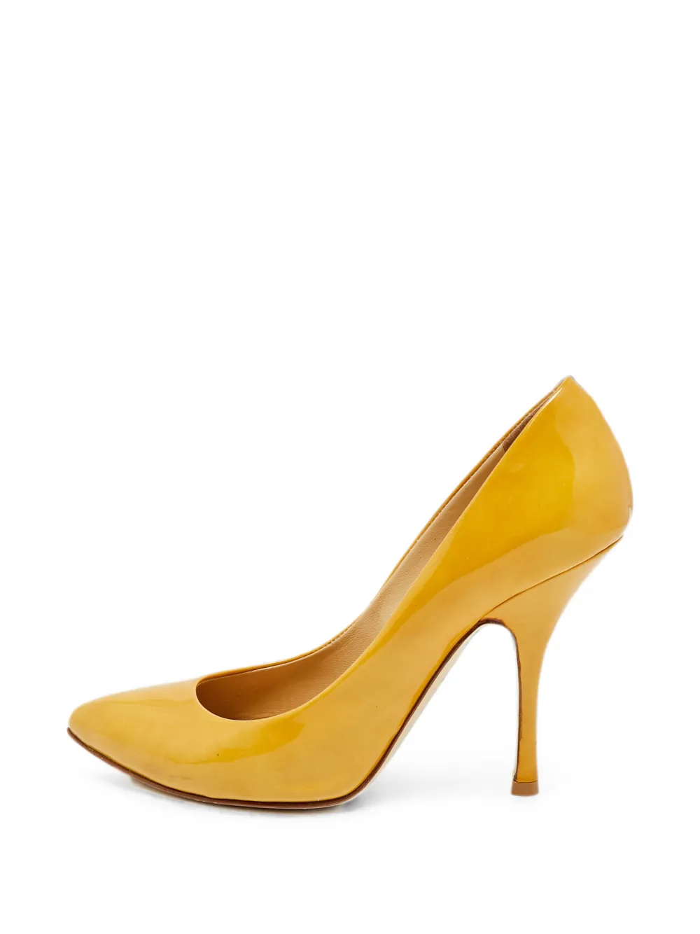 Giuseppe Zanotti Vintage Lucrezia pointed-toe pumps - Giallo