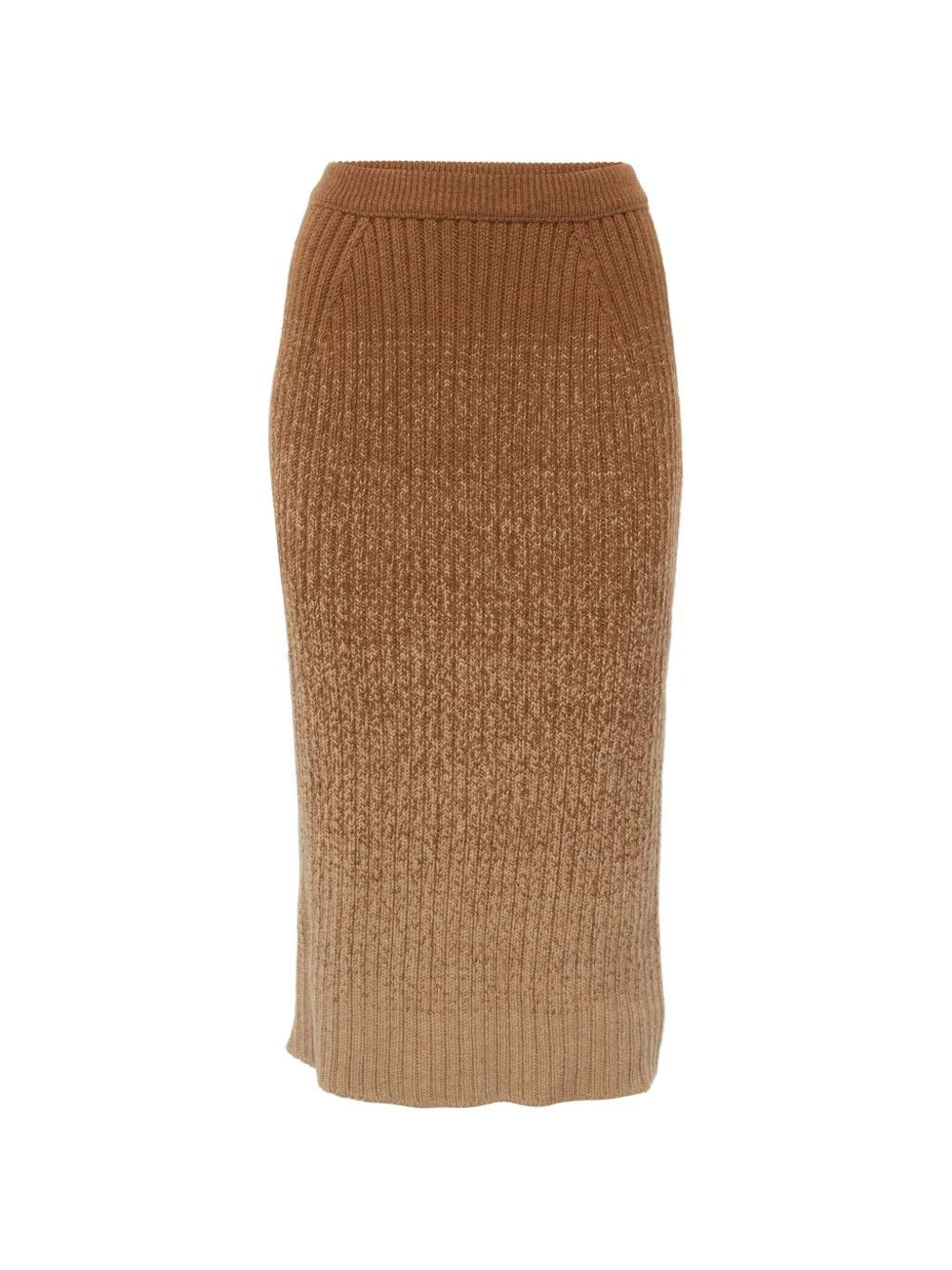 Loro Piana Pre-Owned Knit ombre skirt - Marrone
