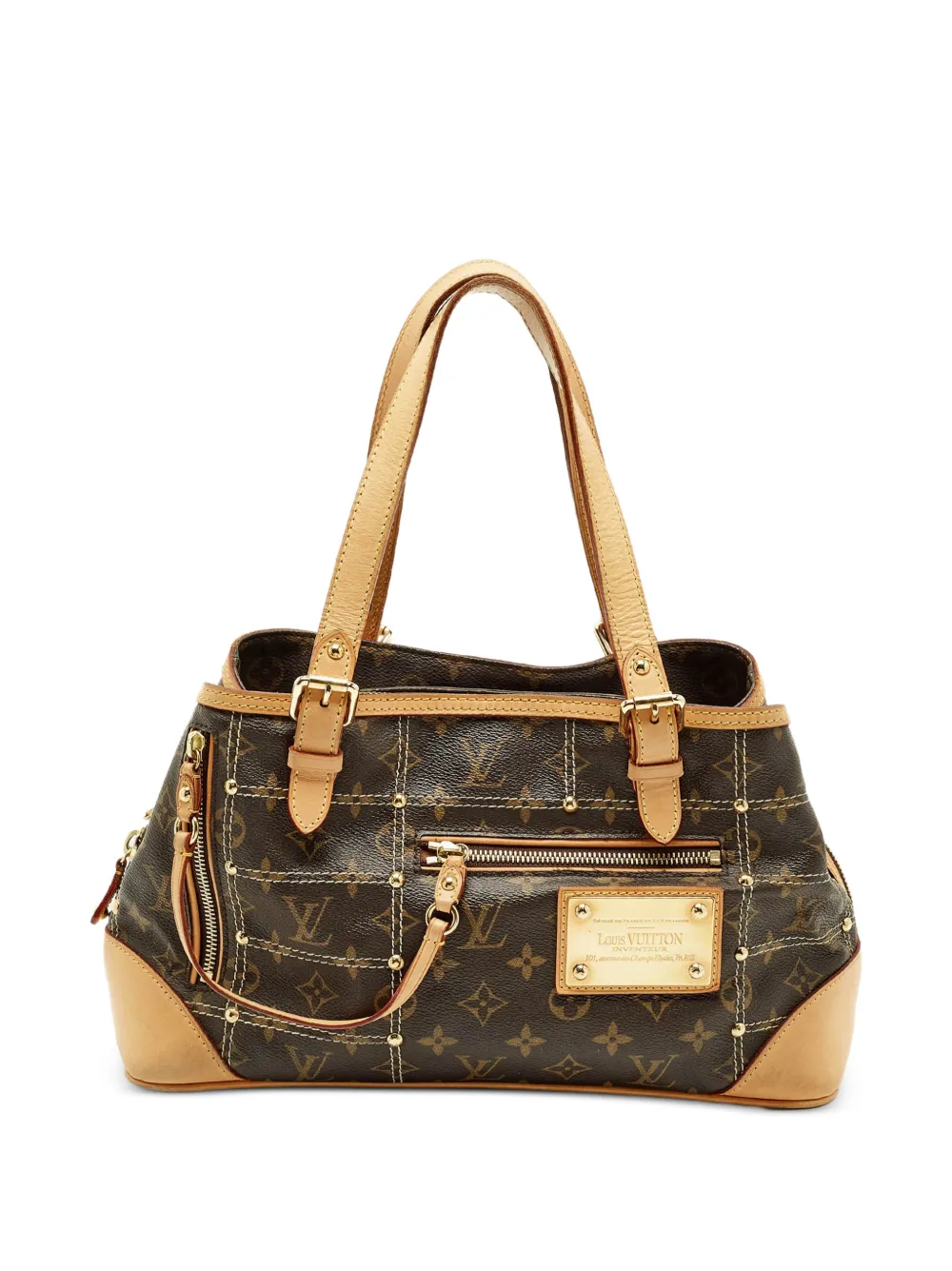 Louis Vuitton Pre-Owned Borsa tote Riveting Monogram 2007 - Marrone