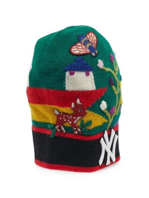 Gucci Pre-Owned x NY Yankees embroidered beanie hat
