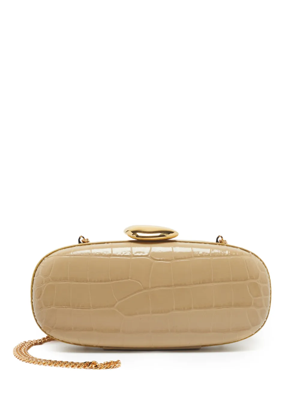 Michael Kors Vintage Tina croc-embossed clutch bag - Toni neutri
